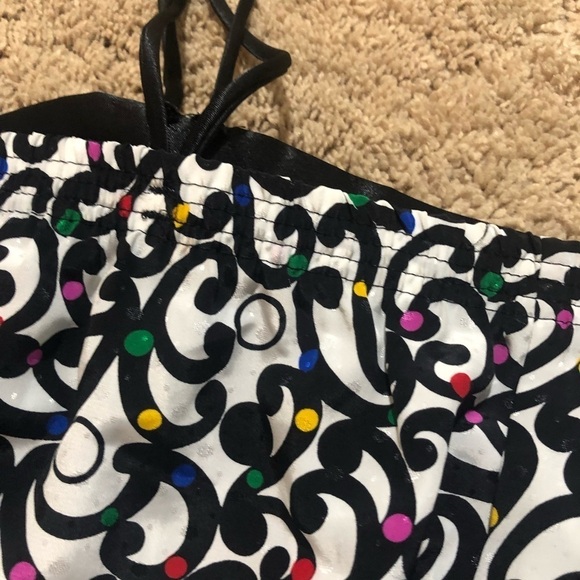 Faye Women’s Polka Dotted Side Slit Maxi Slip Dress - Picture 3 of 16